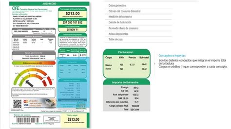Consultar e imprimir Recibo de Luz CFE en línea Descargar recibo CFE
