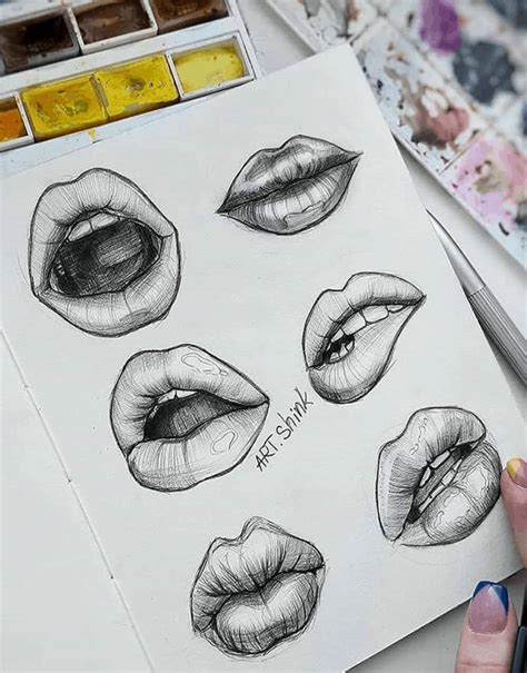 How To Draw Mouths Like A Pro Step By Step Art Drawings Sketches