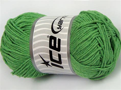 Natural Cotton Worsted Light Green Spring Summer Yarns Ice Yarns Online Yarn Store