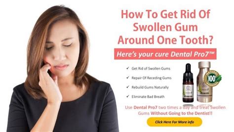 Swollen Gum Around One Tooth No Pain