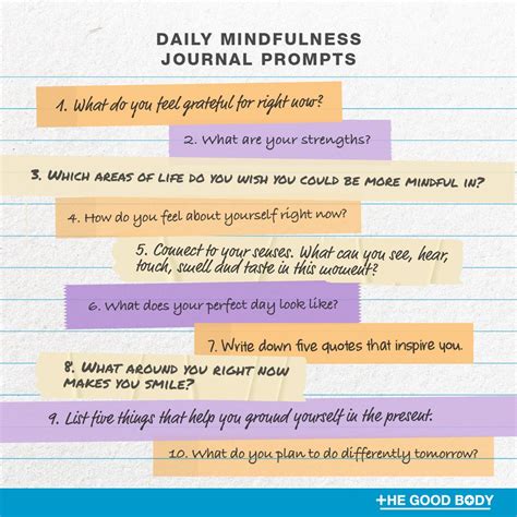 25 Journal Prompts For Mindfulness Live A More Mindful Life