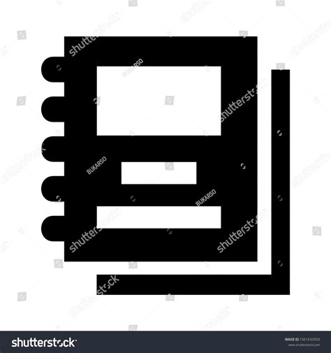 Diary Icon Isolated Sign Symbol Vector Illustration High Quality