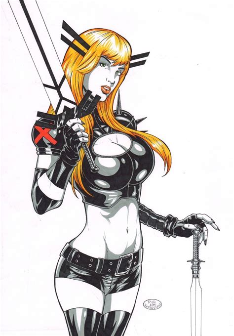 Magik By Rudimar Comic Book Girl Marvel Comics Art