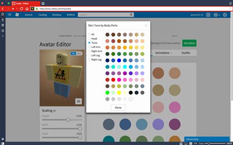 Old Accounts Like This Have Unavailable Torso Colors Roblox