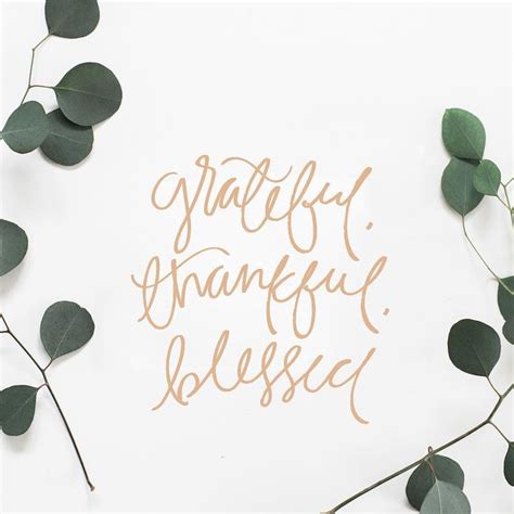 The Words Grateful Grateful And Blessing Are Surrounded By Leaves