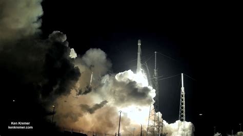 Spacex Falcon 9 Set For Post Midnight Blastoff And Landing On Aug 14