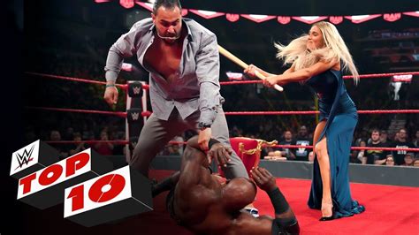 Top 10 Raw Moments Wwe Top 10 Oct 28 2019 Youtube