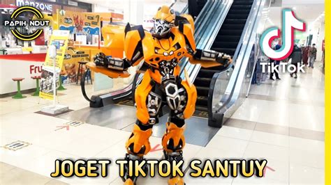 Badut Lucu~robot Transformers Joget Tiktok Transformers Bumblebee