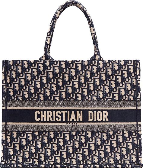 Dior small book tote bag reference guide. Dior Book Tote - Oblique Navy | Luxury Fashion Clothing ...