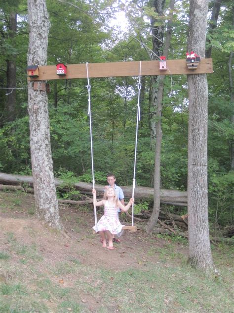 Use to hang your hammock between 2 trees, your swurfer swing from a tall branch, a disc swing, single tire swing, porch swing, rubber seat swing, or any other swing that you need a little extra length for. Designed To Dwell: Our Take on a Nature Playscape