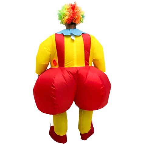 bestfire inflatable costume adult clown party costume blow up costume full body fun halloween