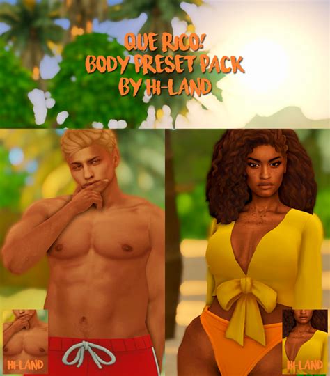 See more ideas about sims 4, sims, sims 4 cc skin. QUE RICO! BODY PRESET PACK | Sims 4 traits, Sims 4, Sims 4 ...