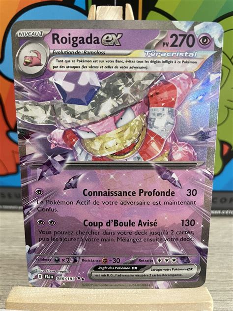 Pokemon Card Roigada Ex 086193 Ev02 Evolution To Paldea Fruit New