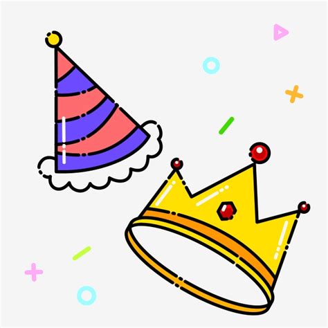 Happy Birthday Crown Clipart Transparent Png Hd Cartoon Birthday Crown