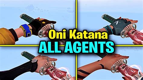 Oni Katana With ALL Agents Gameplay Showcase VALORANT YouTube