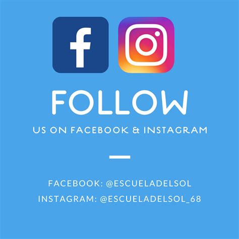 Follow Us on Social Media • Escuela del Sol Montessori