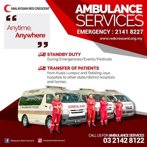 Helping red cross red crescent national societies to be better prepared for future disasters. Ambulance Services - Malaysian Red Crescent