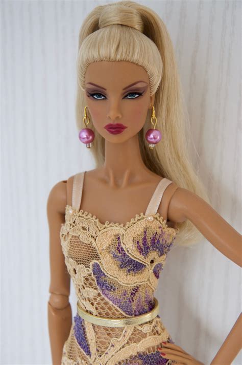 Dresses Nu Face Monogram Fr6 Barbie Fr2 Dress For Doll Outfit 12