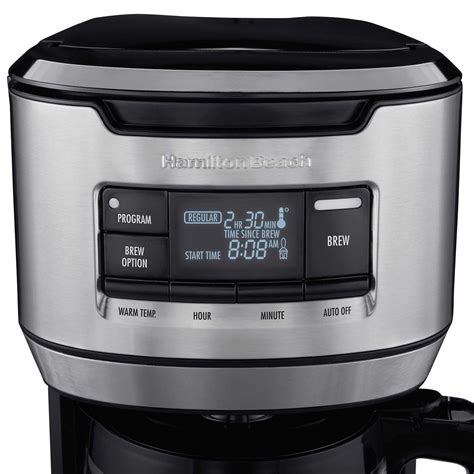 How to clean hamilton beach coffee maker model 46380. Hamilton Beach 14-Cup Programmable Front-Fill Coffee Maker ...