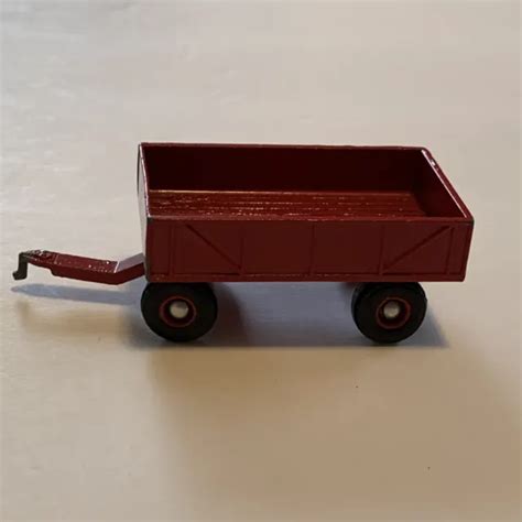 Vintage Ertl Trailer Wagon Red Diecast Metal 2650 Picclick