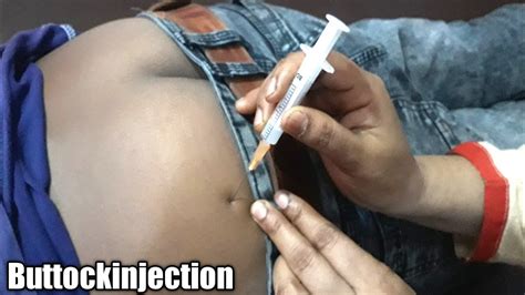 Buttock Injection Push Cyclid Intramuscular Injection Buttock In Hindi