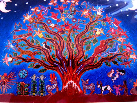 Huichol Art Looks Like The Tree Of Life Tree Of Life Art Huichol