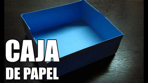 Como Hacer Una Caja De Papel Muy Facil Idea De Hacer