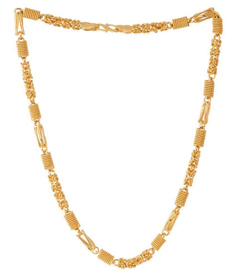 Maybe you would like to learn more about one of these? Onnet 1 Gram Gold Plated Designer Chain For Men: Buy Online at Low Price in India - Snapdeal