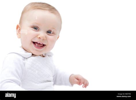 Baby Smiling Hi Res Stock Photography And Images Alamy