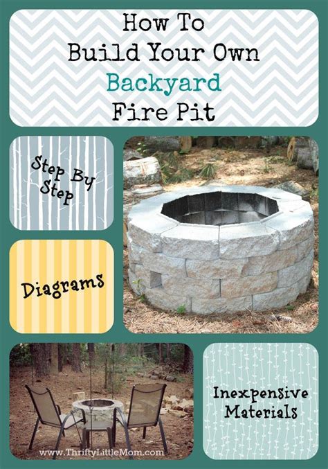 Easy Diy Inexpensive Firepit For Backyard Fun Thrifty Little Mom