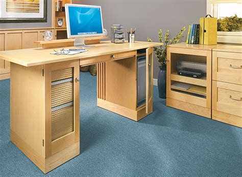 Home Office Suite Woodworking Project Woodsmith Plans