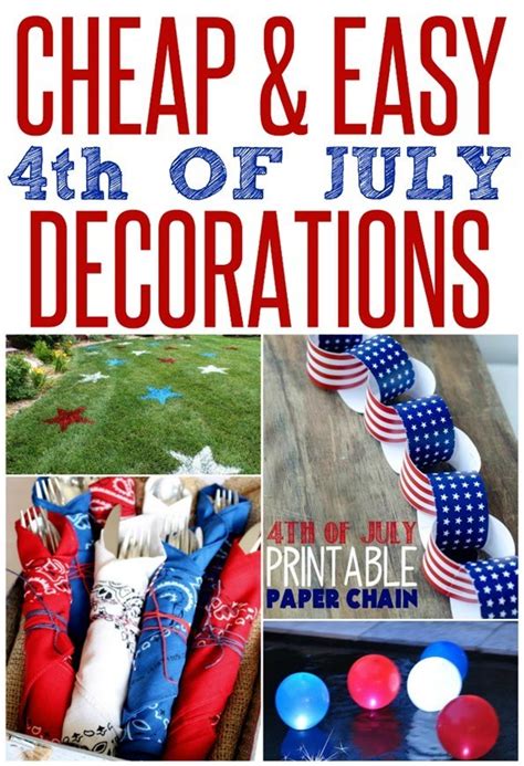 Cheap And Easy Patriotic Party Decorations Infarrantly