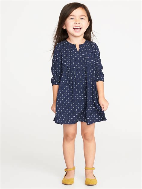 Pintuck A Line Dress For Toddler Girls Old Navy Little Girl Fashion