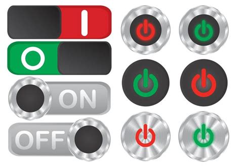 On Off Button Vectors Download Free Vector Art Stock Graphics And Images