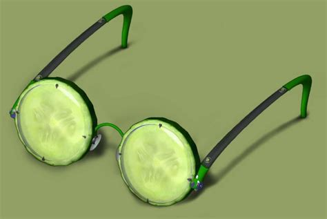 Cool Cucumber Glasses By Picsas