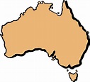 doodle freehand drawing of australia map. 12037965 PNG