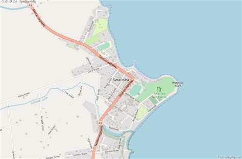 Swansea Map Australia Latitude And Longitude Free Maps