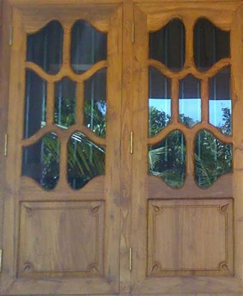 Latest Kerala Model Wooden Window Door Designs Wood Design Ideas