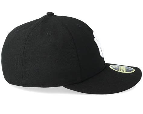 New York Yankees Low Profile 59fifty Blackwhite Fitted New Era Caps