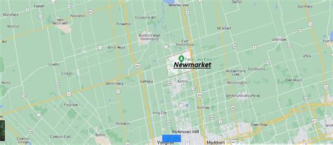 Where Is Newmarket Canada Map Of Newmarket Where Is Map