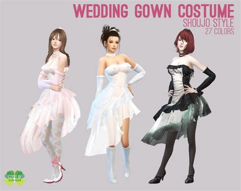 P The Sims 4 Wedding Gown Costume By Cosplay Simmer Sims 4