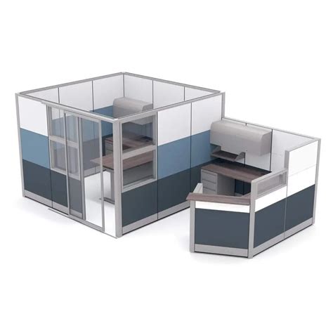 Cubicle Reception Desk Sapphire Wall System 16w X 9d X 84h Cubicle Walls Wall Systems