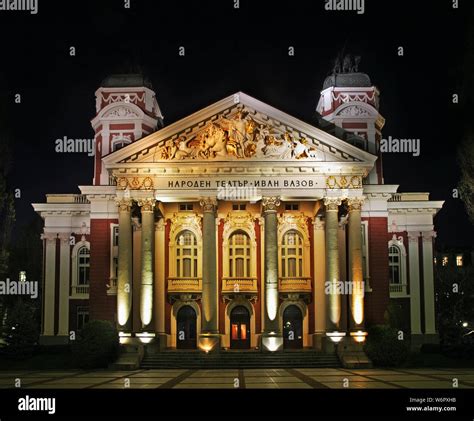 Ivan Vazov National Theatre In Sofia Bulgaria Stock Photo Alamy