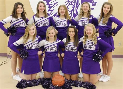 L H Middle School Eighth Grade Cheerleaders Sports