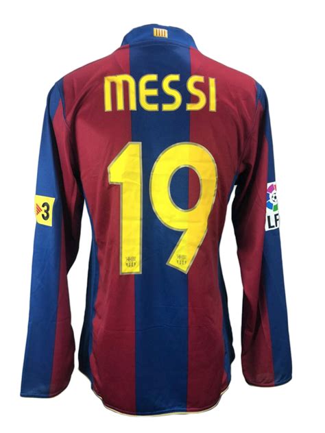Lionel Messi Fc Barcelona Game Worn Jersey 20072008 La Liga