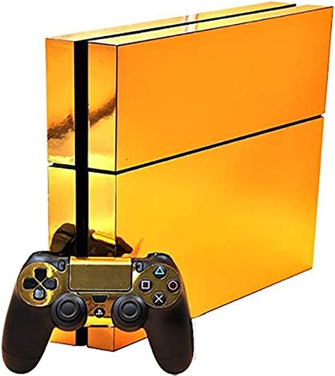 Skinown Golden Skin Gold Sticker Vinly Decal Cover For Sony