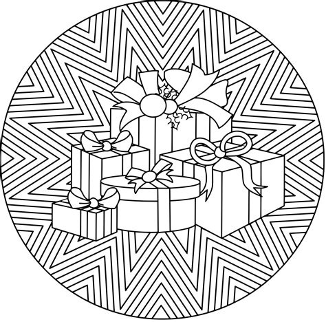 Coloriage De Mandala Noël à Imprimer Sur Coloriage De Com