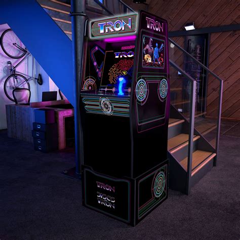 Arcade1up Tron Arcade Machine With Riser And Stool
