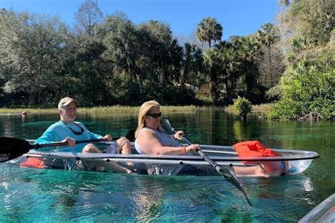 2 Hour Glass Bottom Guided Kayak Eco Tour In Rainbow Springs Small Group