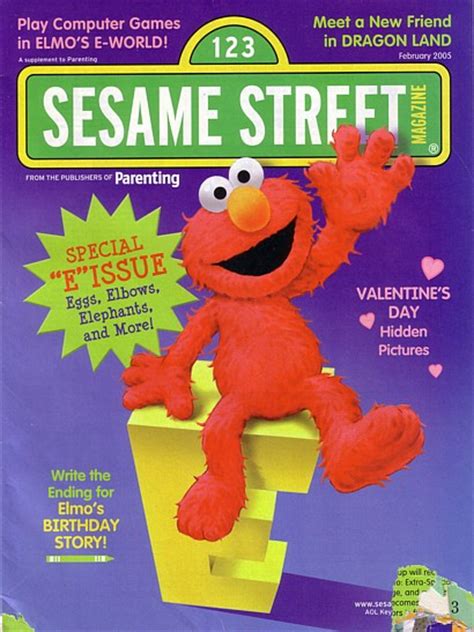 Sesame Street Magazine Feb 2005 Muppet Wiki